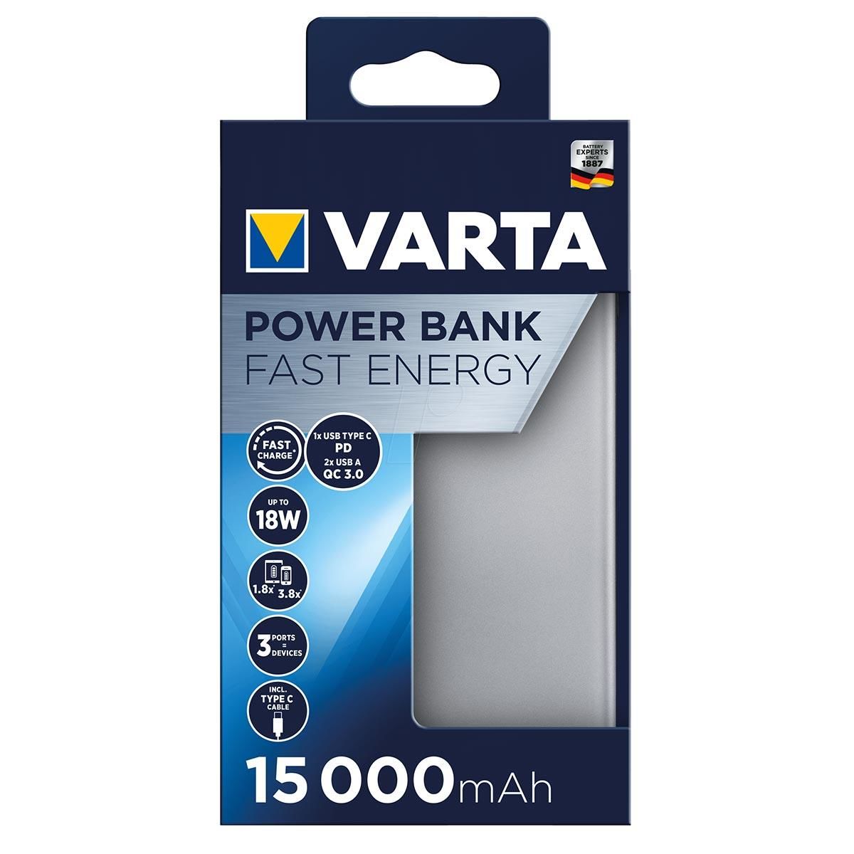 Varta 57982 Fast Energy 15000 mAh Power bank