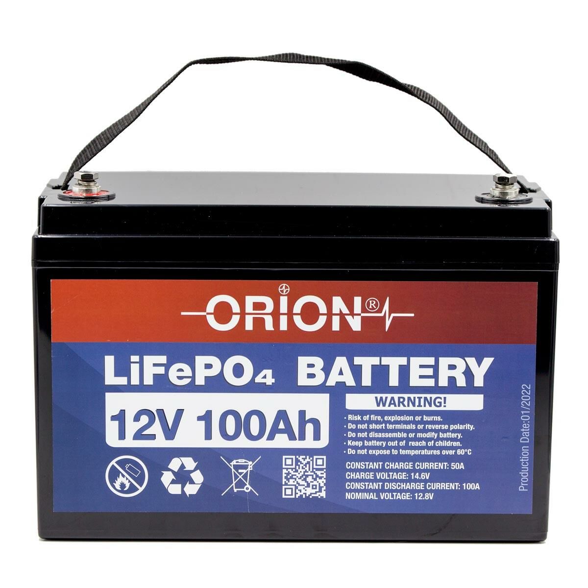 Orion 12V 100Ah LiFePO4 Akü