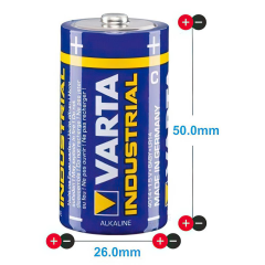 Varta 4014 Industrial Alkalin C Orta Boy Pil