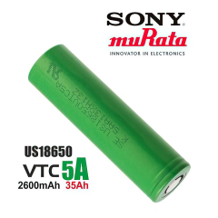 Sony VTC5A 18650 3.7V 2600mAh 35A Li-ion Şarj Edilebilir Pil