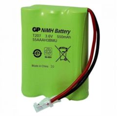 GP T207 3.6V 550mAh Şarj Edilebilir Telsiz Telefon Pili