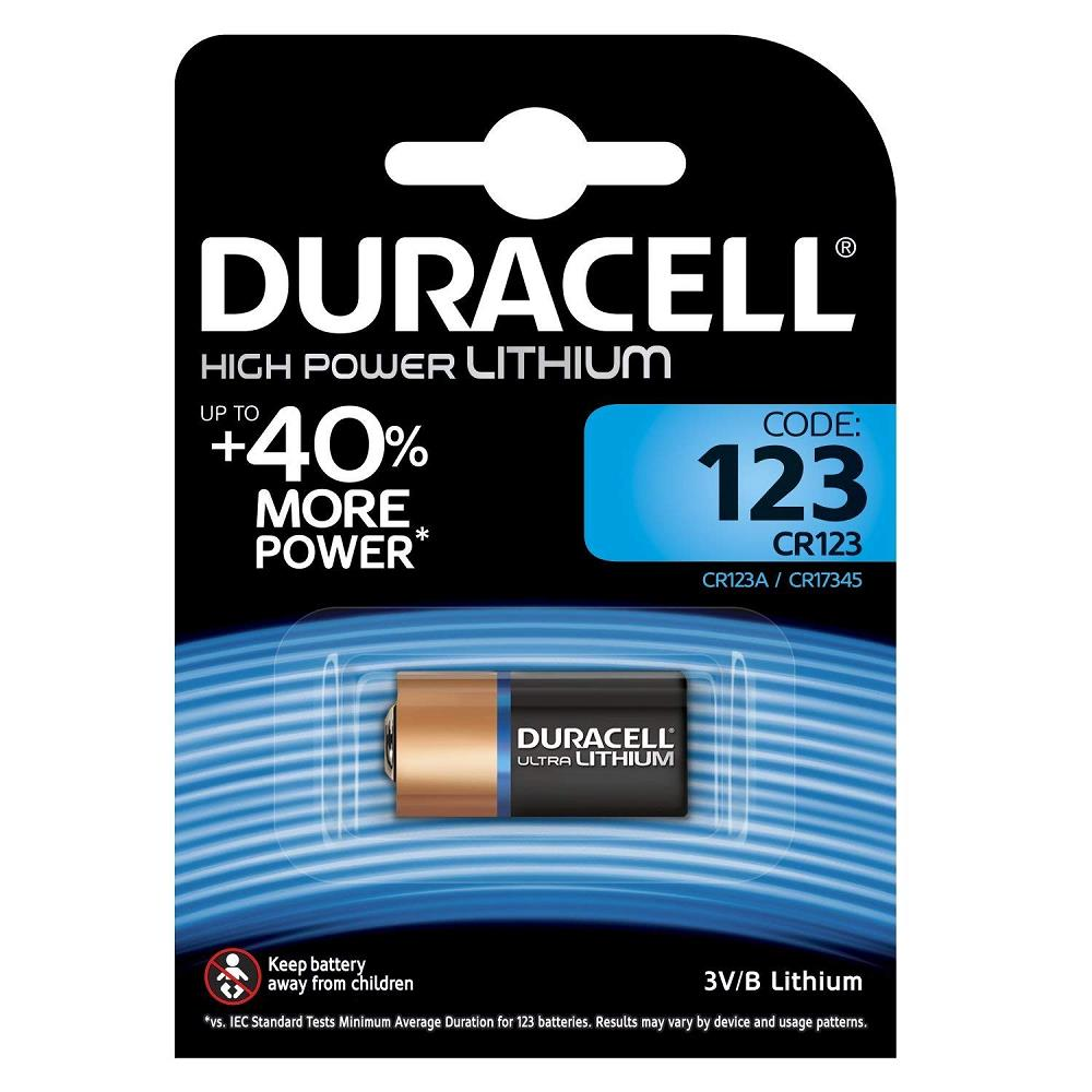 Duracell Lityum CR123A Pil