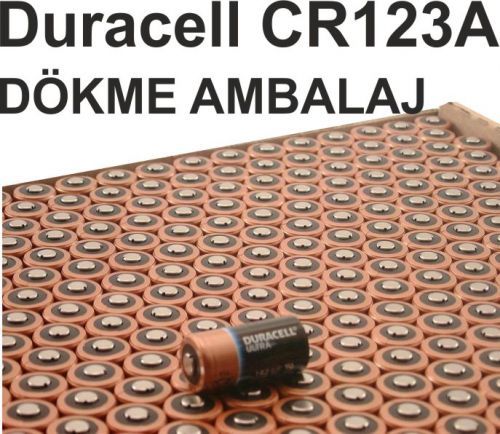 Duracell CR123A Lityum Pil Bulk - Dökme