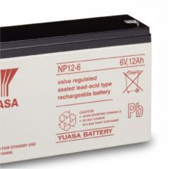 Yuasa NP 12-6 6V 12Ah Bakımsız Kuru Akü - 02/2022 Üretim