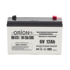 Orion ORN6120 6V 12Ah Bakımsız Kuru Akü - 08/2021 Üretim
