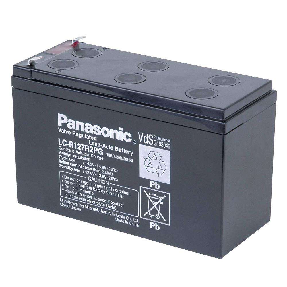 Panasonic LC-V127R2PG1 12V 7.2Ah Bakımsız Kuru Akü