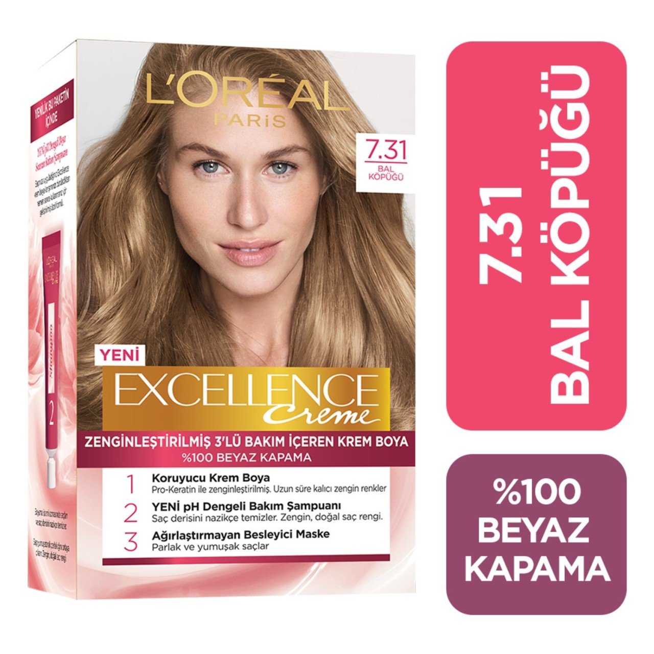 L'oréal Paris Excellence Creme Saç Boyası 7.31 Bal Köpüğü