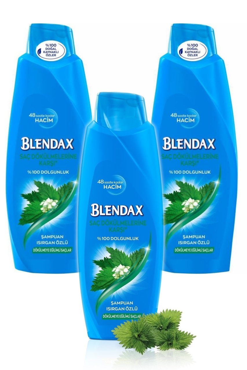 Blendax Isırgan Özlü Şampuan 500  ml x 3 Adet