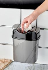 Dolap İçi Çöp Kovası Dolap Kapağına Asmalı Mutfak Çöp Kovası 5.5 litre