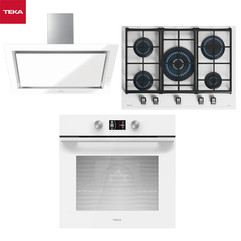 Teka Urban Serisi Ankastre Set 3'lü [DLV98660WH+GZC75330XBCWH+HLB8600WH]