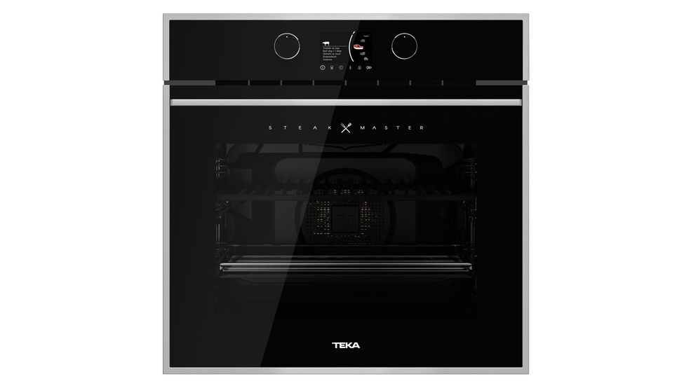 Teka SteakMaster Fırın Özel Döküm Izgara ve Isıtıcıya Sahip Multifonksiyonel Pirolitik Turbo Fırın