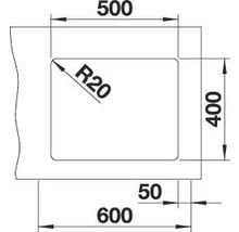 BLANCO ETAGON 500-U  Alu Metalik Evye