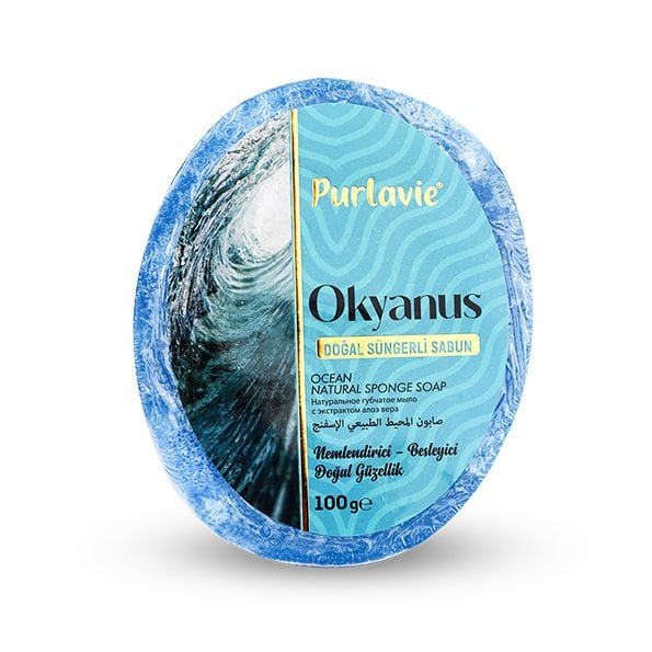 Okyanus Doğal Süngerli Sabun | Purlavie