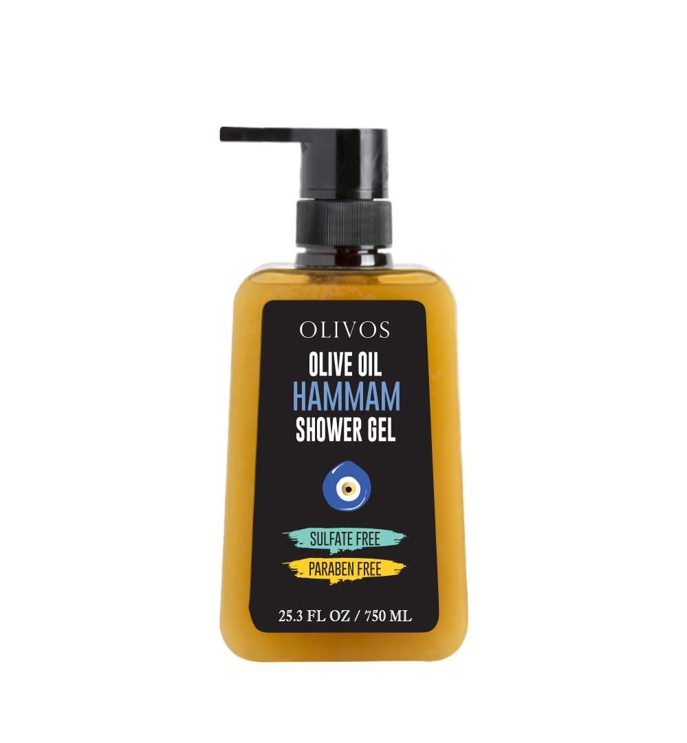 Olivos Saf Zeytinyağlı Hamam Kokulu Duş Jeli 750 ML