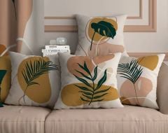 Tropikal Desen Kirlent Takımı 43CM*43CM