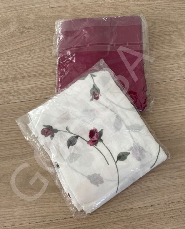 Pamuklu Yastık Kılıfı Desenli