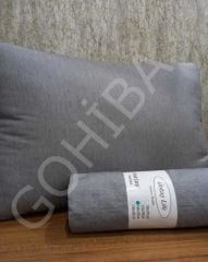 Çift Kişilik Gri Lastikli Çarşaf