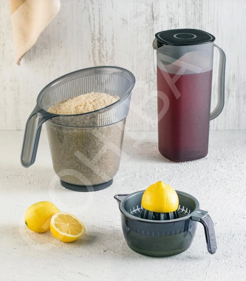 Pirinç Süzgeci Limon Sıkacağı Sürahi Mutfak Seti