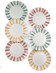 6'lı pasta tabağı seti 21cm