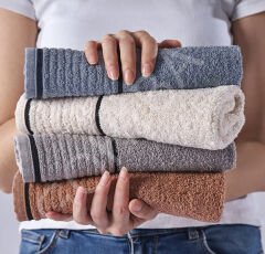 El Havlusu | Baş Havlusu | yüz Havlusu | havlu MAVİ