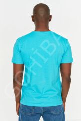 T SHIRT %100 PAMUKLU REGULAR FIT KISA KOLLU BASKILI XL