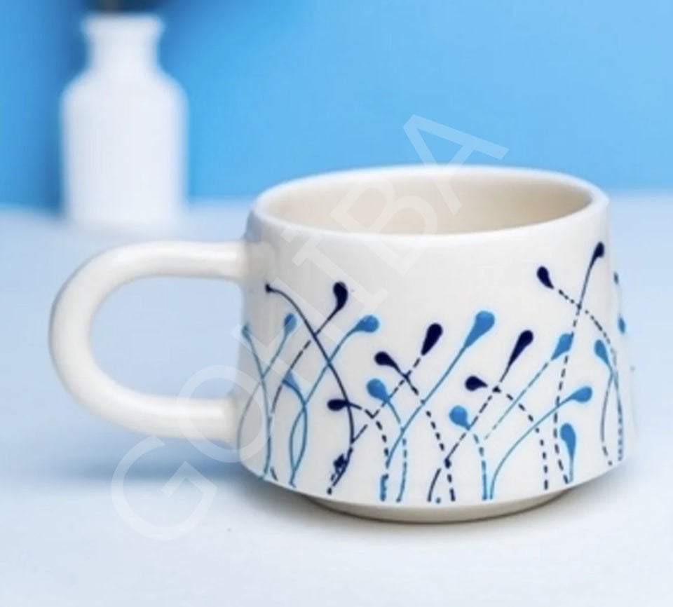 El Yapımı Kahve Fincanı Kupa Mug
