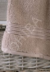 FLORA SERİSİ %100 PAMUKLU  HAVLU ŞIK 50CM*90CM kahverengi