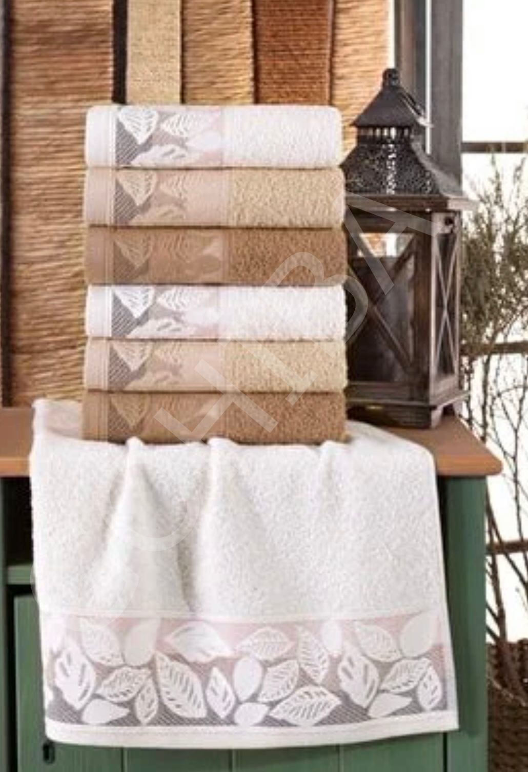 HAVLU SETİ 50CM*90CM YAPRAK VE SONBAHAR DESENLİ