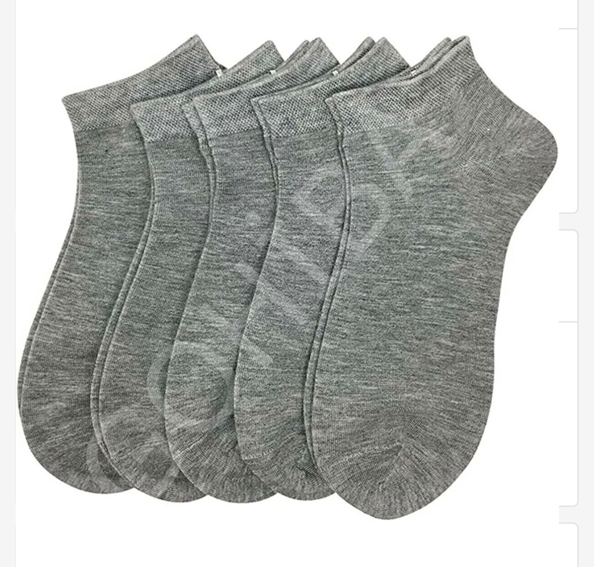 Bilek Boy Çorap Unisex Pamuklu GRİ - 40-44