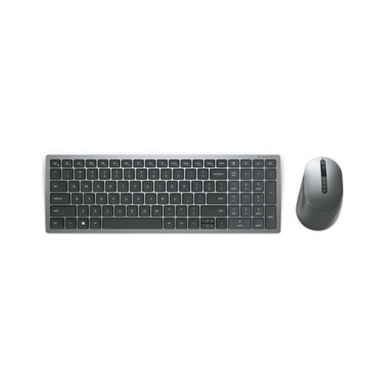 DELL KM7120W 580-AIWJ Türkçe Q Multi-Device Kablosuz Siyah-Gri Klavye Mouse Set