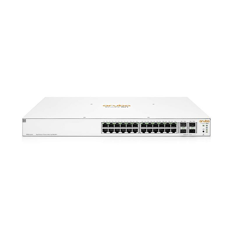 HPE Aruba IOn 1930 JL684A 24G PoE 4SFP/SFP+ Yönetilebilir Switch