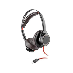 POLY Blackwire BW7225 211144-01 USB-A Siyah Kablolu Kulak Üstü Kulaklık