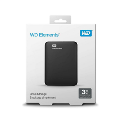 WD Elements WDBU6Y0030BBK-WESN 2.5'' 3TB Harici Taşınabilir Disk