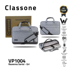 CLASSONE Ravenna Serisi VP1004 14'' Gri Notebook Taşıma Çantası