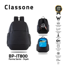 CLASSONE Parma Serisi BP-IT800 15.6'' Siyah Notebook Sırt Çantası