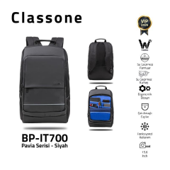 CLASSONE Pavia Serisi BP-IT700 15.6'' Siyah Notebook Sırt Çantası