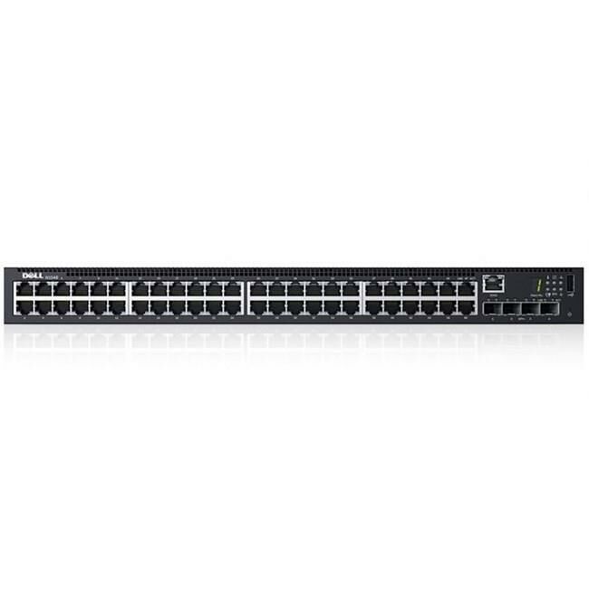 Dell Networking N1524P POE+ 24x 1GbE + 4x 10GbE  SFP+ Fixed Ports Stacking IO to PSU Airflow AC Switch