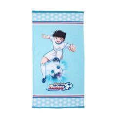 Hobby Çocuk Figürlü Plaj Havlusu Mavi 75x140