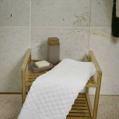 T.Concept Pamuklu Banyo Paspas Havlu 60*90 Beyaz