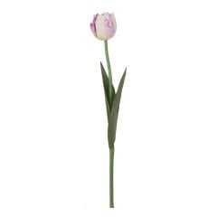 Tmall Home Design Beyaz Pembe Lale Yapay Çiçek 62 cm