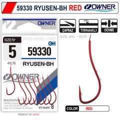 Owner 59330 Ryusen-Bh Red İğne  tırnaklı
