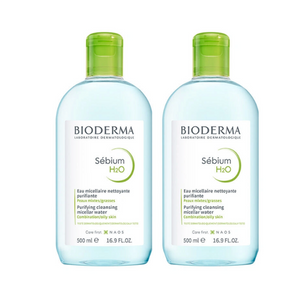 Bioderma Sebium H2O Yüz ve Makyaj Temizleme Suyu 2 x 500 ml