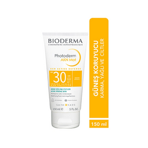 Bioderma Photoderm AKN Mat Spf30+ Güneş Koruyucu Krem 150 ml