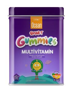 Orzax Ocean Smart Gumies Multivitamin Meyve Sulu Jel 64 Adet