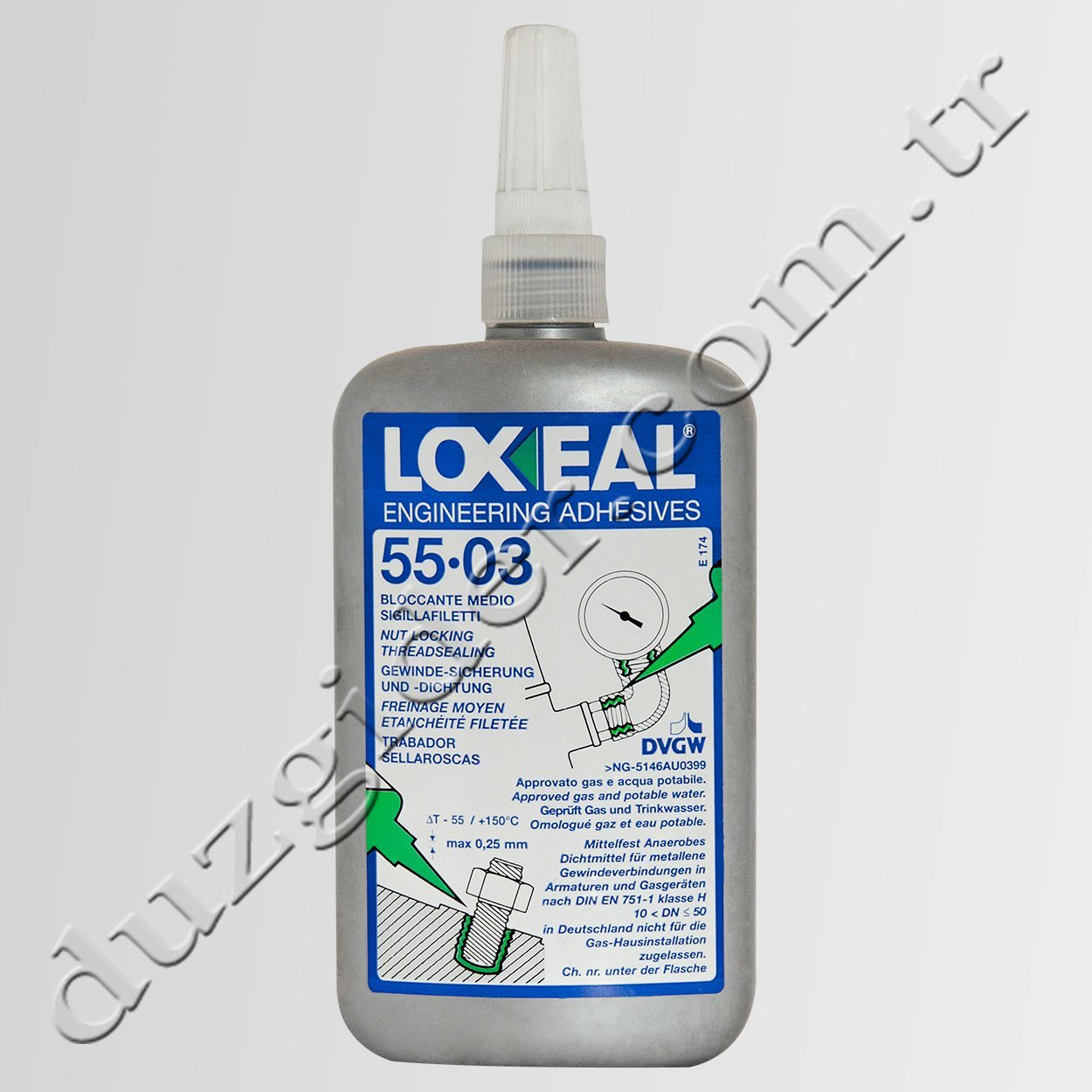 55-03 250 ml Loxeal Somun Kenetleme Orta Mukavemet