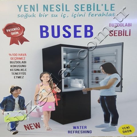 Buseb Buzdolabı İçin Seyyar Su Sebili Musluklu 4 LT Su Kapasiteli