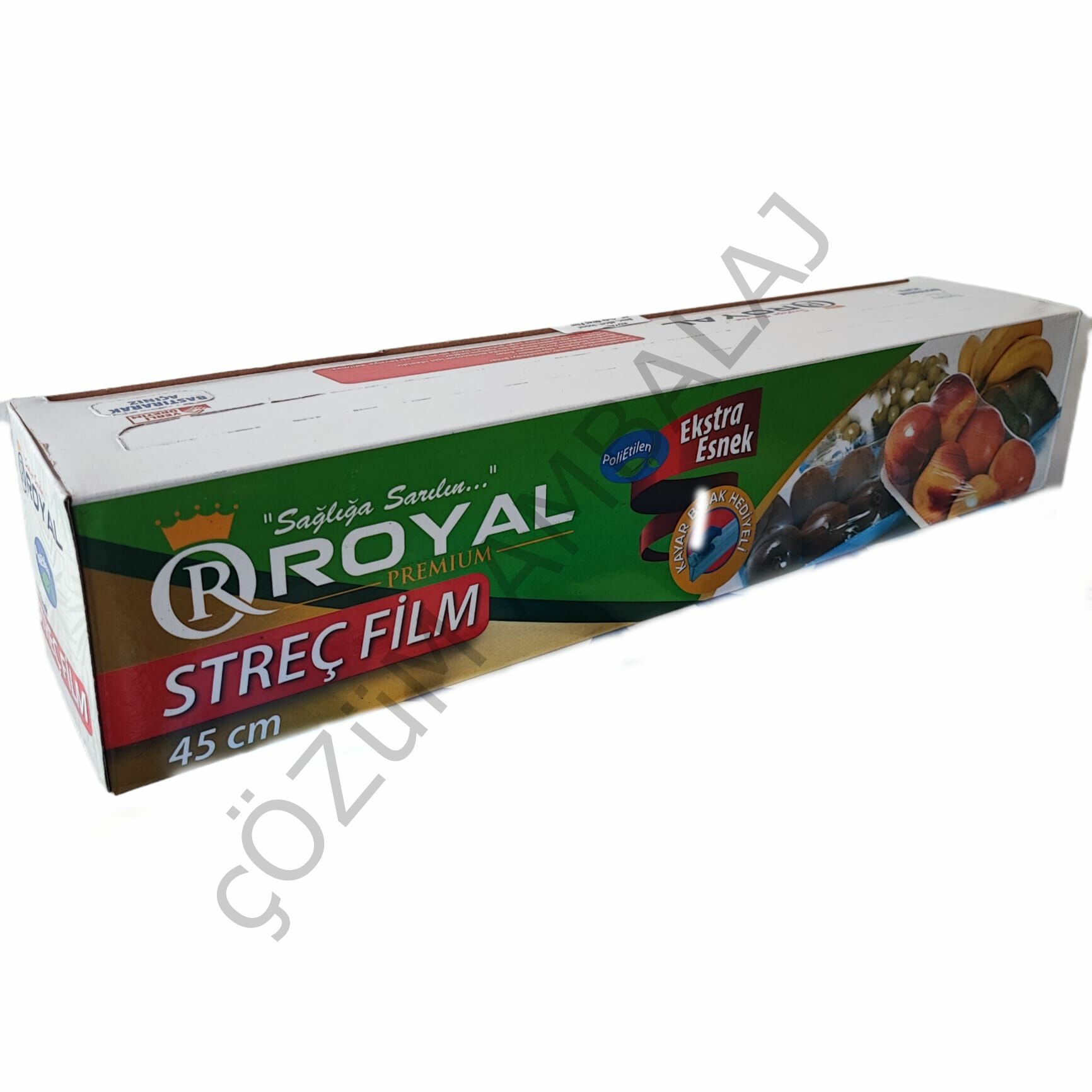 Royal PE 8 Mikron Kutulu Gıda Streci 45Cm 300M (1 ADET)