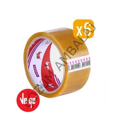 Ve-ge Leopar Şeffaf Koli Bandı 45 * 100 Mt 1 palet ( 2400 Adet )