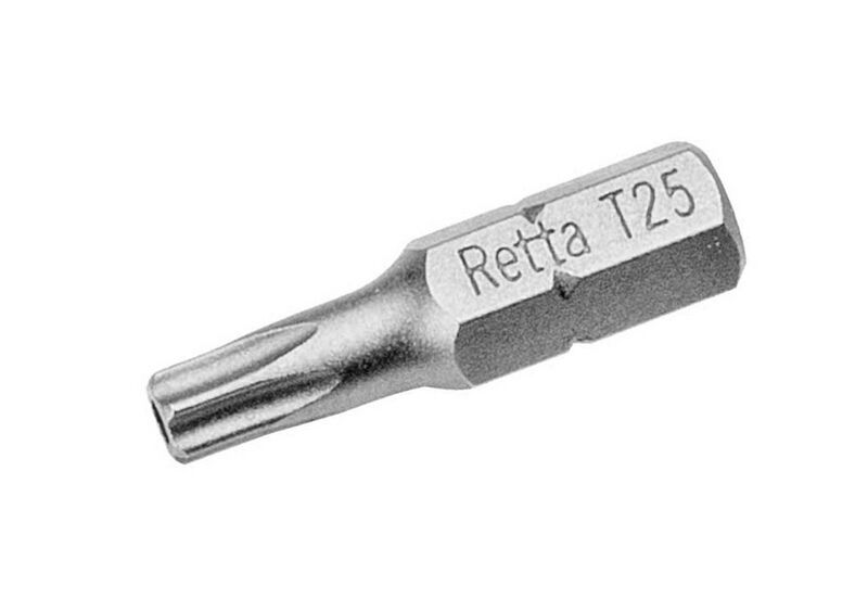 RETTA 1/4' BİTS TORX T 30 25 MM (6 KÖŞE) DELİKLİ - RBT1030