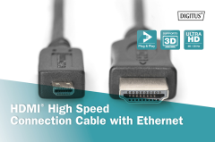 DIGITUS HDMI to Mini HDMI Bağlantı Kablosu 1 Metre